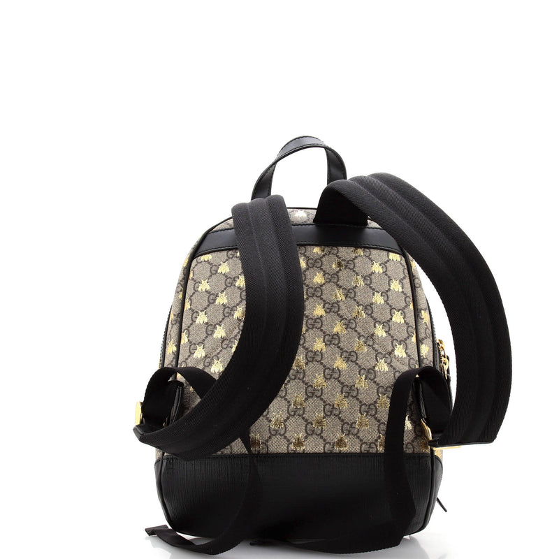 Gucci Zip Pocket Backpack Printed Gg