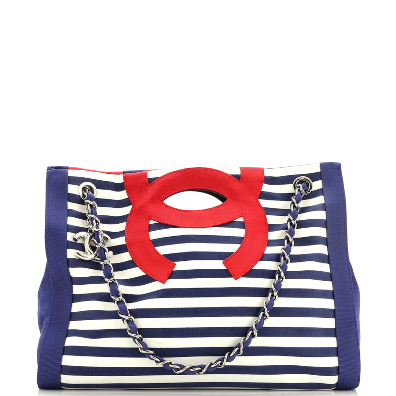 Chanel Mariniere Chain Tote Striped