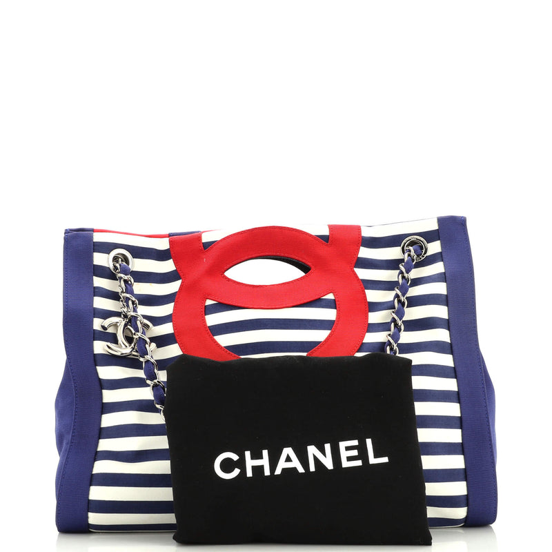 Chanel Mariniere Chain Tote Striped