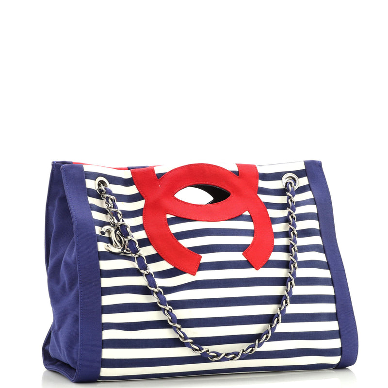 Chanel Mariniere Chain Tote Striped