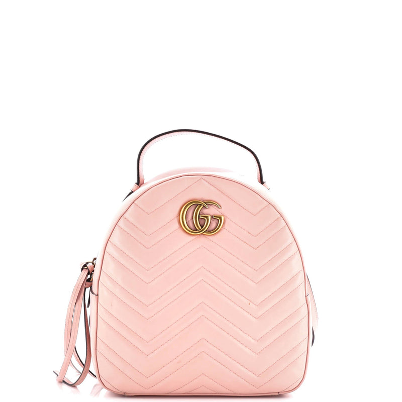 Gucci Gg Marmont Backpack Matelasse