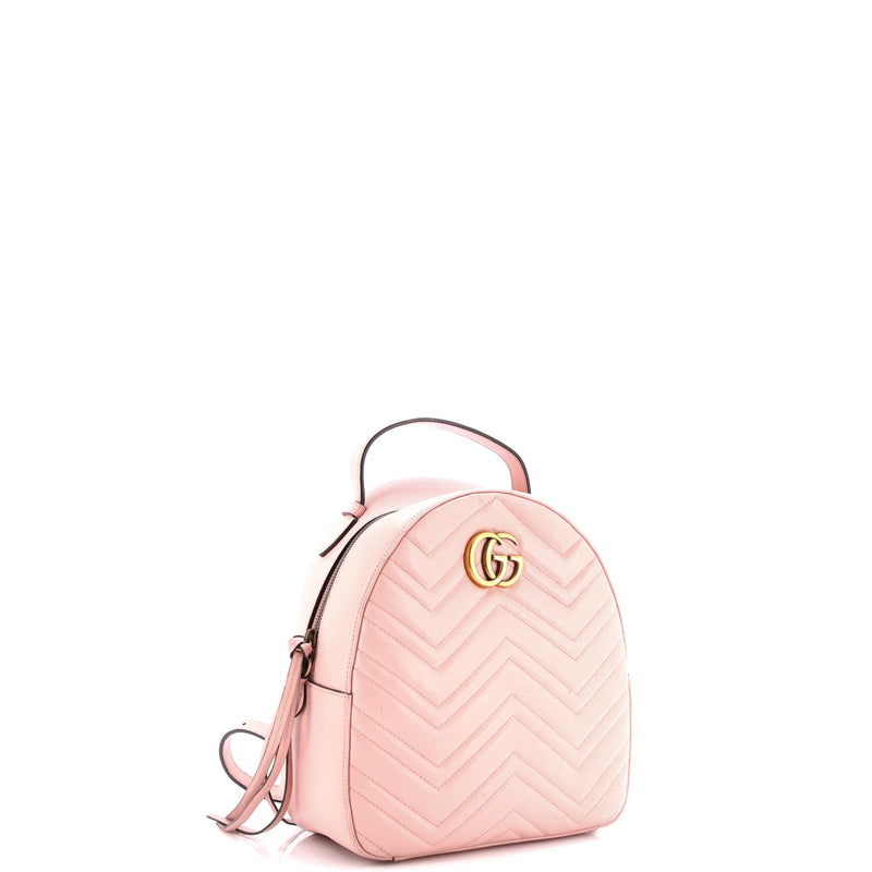 Gucci Gg Marmont Backpack Matelasse