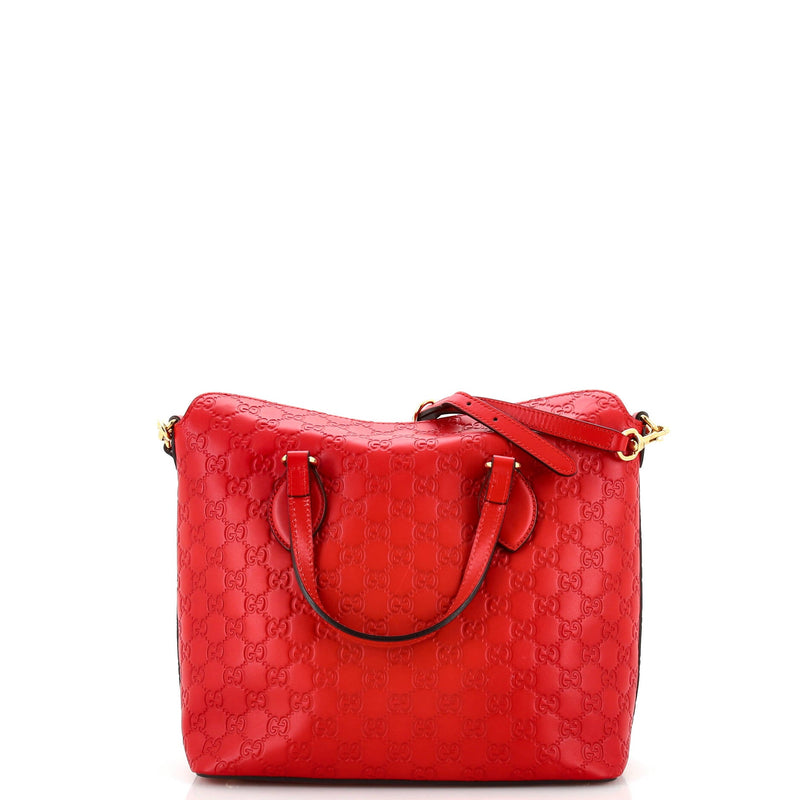 Signature Fold Over Tote Guccissima