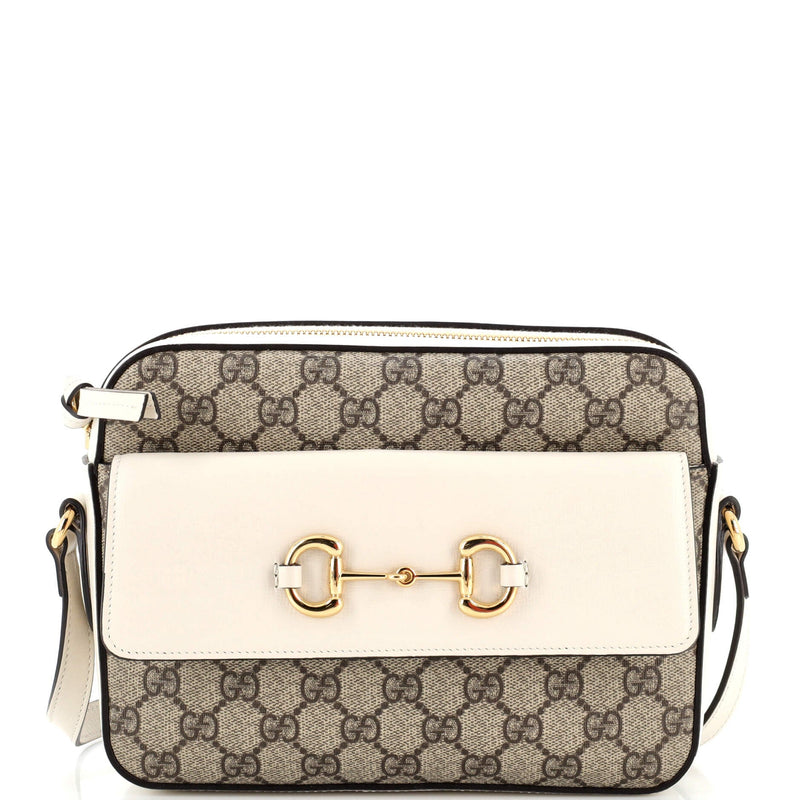 Gucci Horsebit Flap Pocket Camera Bag Gg