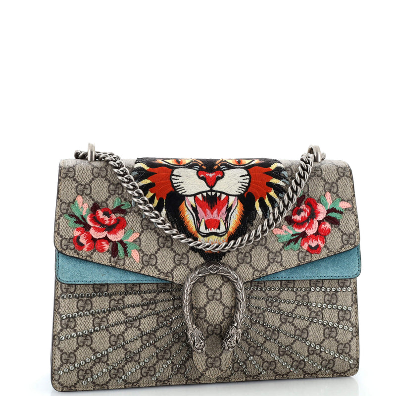 Gucci Dionysus Bag Embellished Gg Coated