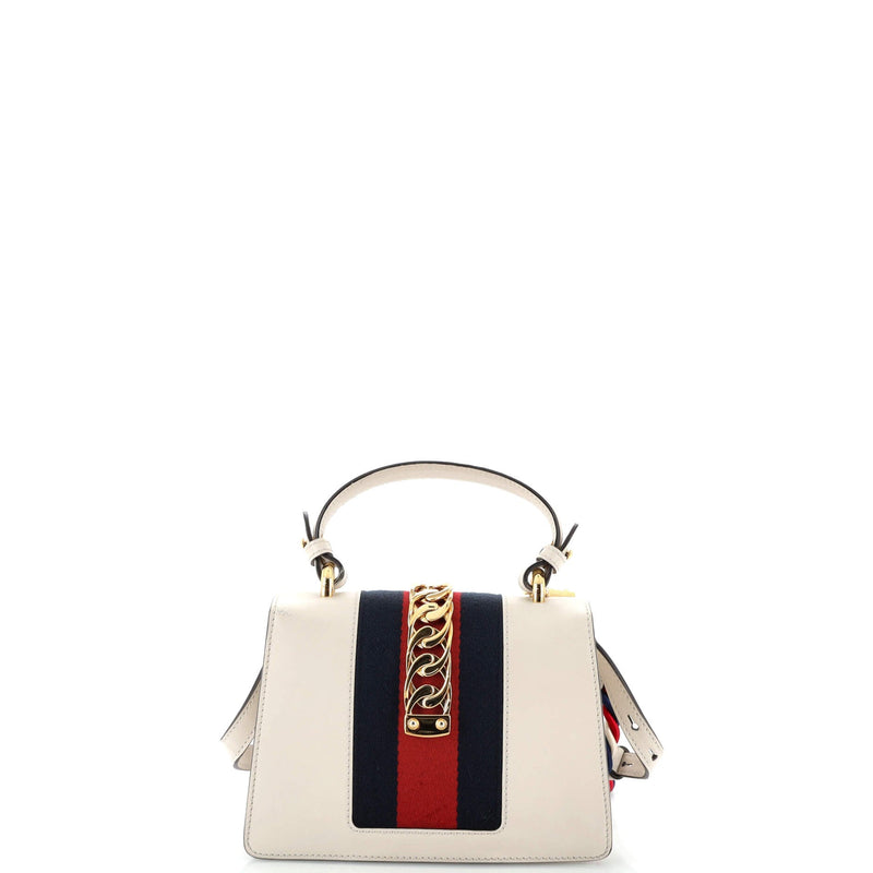 Gucci Sylvie Top Handle Bag Embroidered