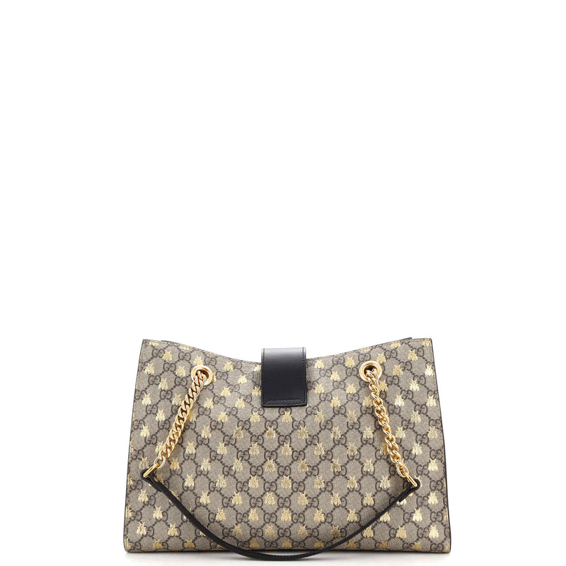 Gucci Padlock Chain Tote Printed Gg