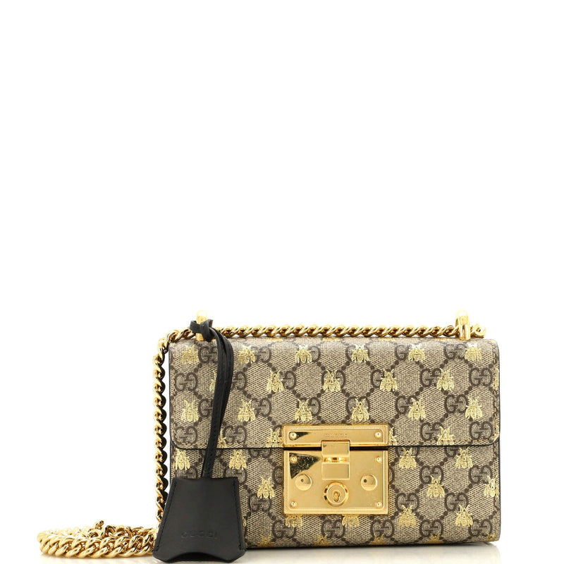 Gucci Padlock Shoulder Bag Printed Gg