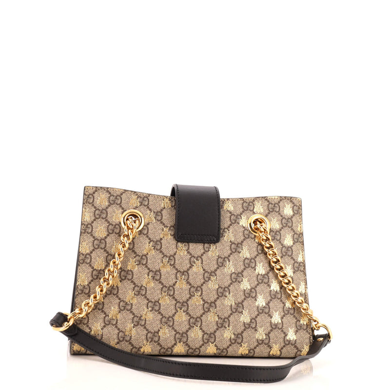 Gucci Padlock Chain Tote Printed Gg