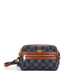 Gucci Ophidia Shoulder Bag Gg Denim Mini