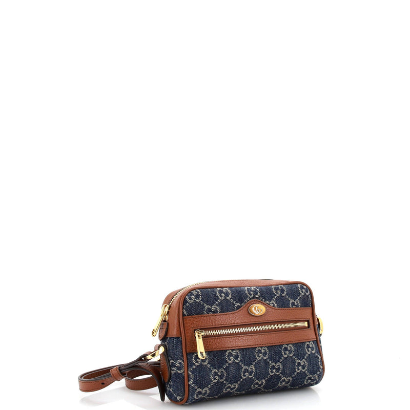 Gucci Ophidia Shoulder Bag Gg Denim Mini