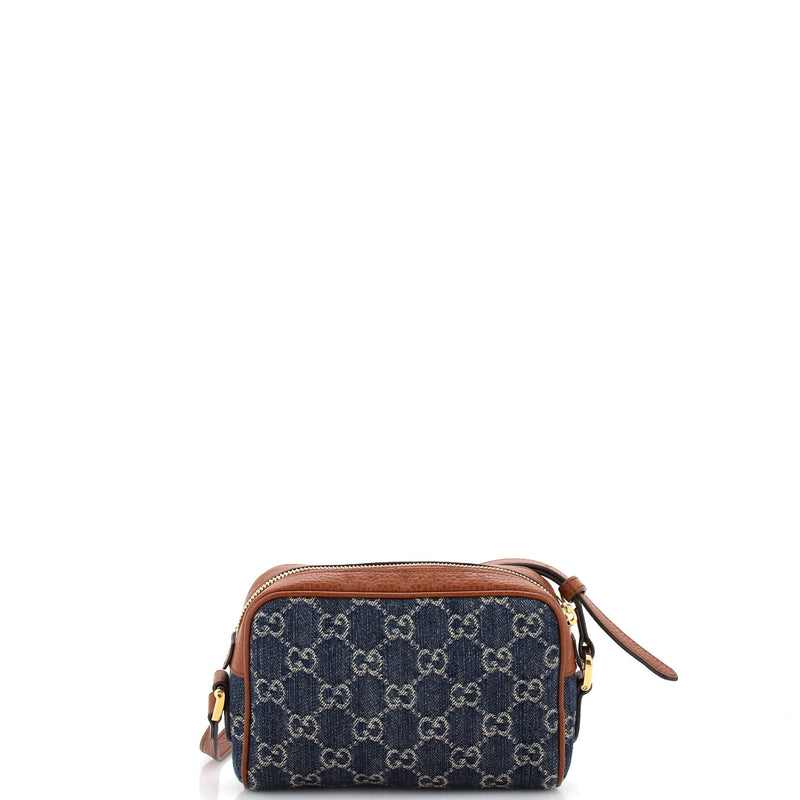 Gucci Ophidia Shoulder Bag Gg Denim Mini