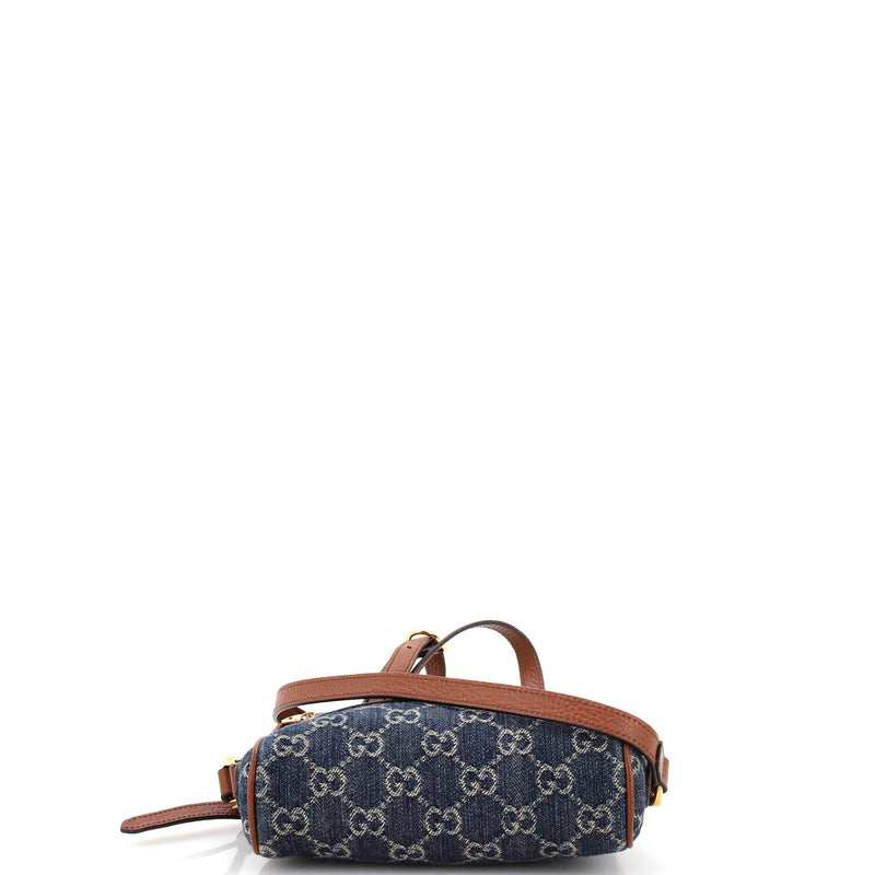 Gucci Ophidia Shoulder Bag Gg Denim Mini