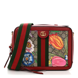 Gucci Gg Supreme Flora Web Small Ophidia