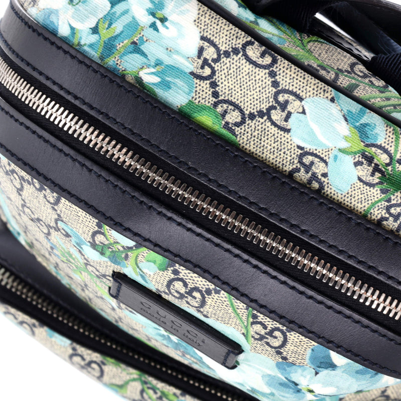 Gucci Zip Pocket Backpack Blooms Print