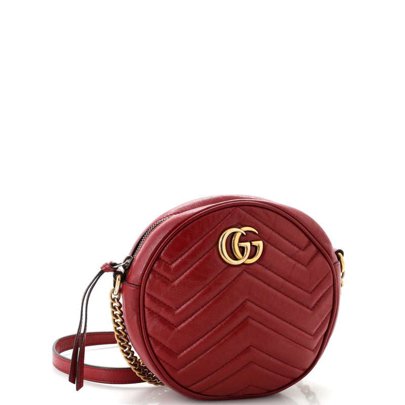 Gucci Gg Marmont Round Shoulder Bag