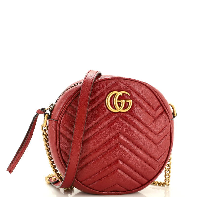 Gucci Gg Marmont Round Shoulder Bag