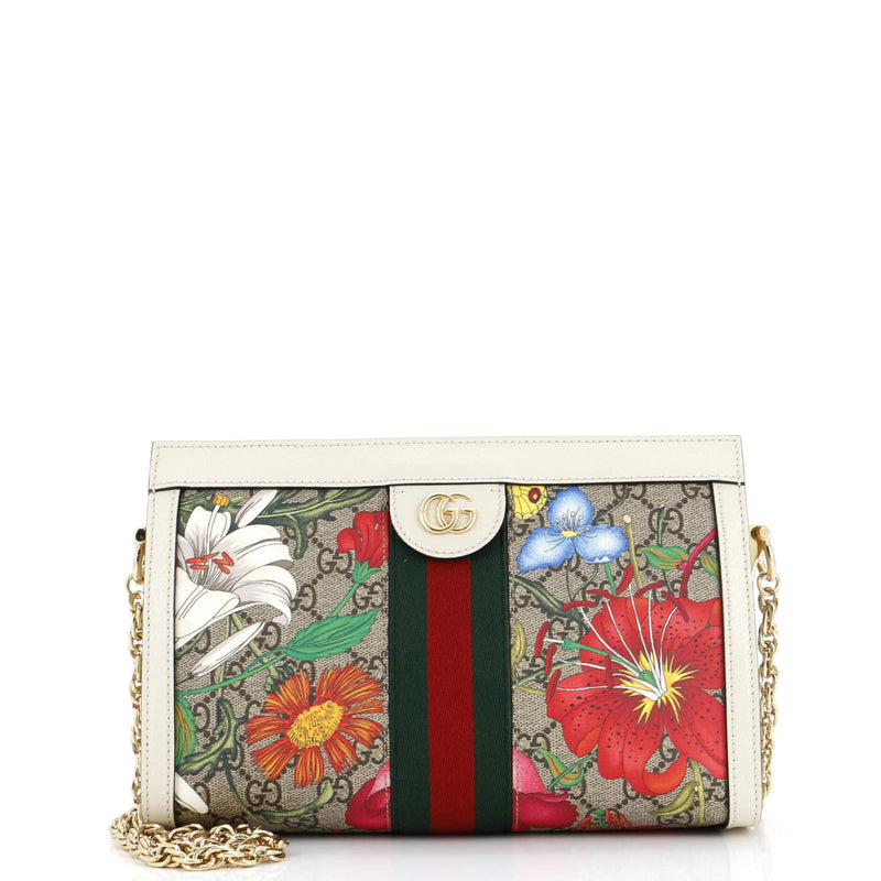 Gucci Ophidia Chain Shoulder Bag Flora