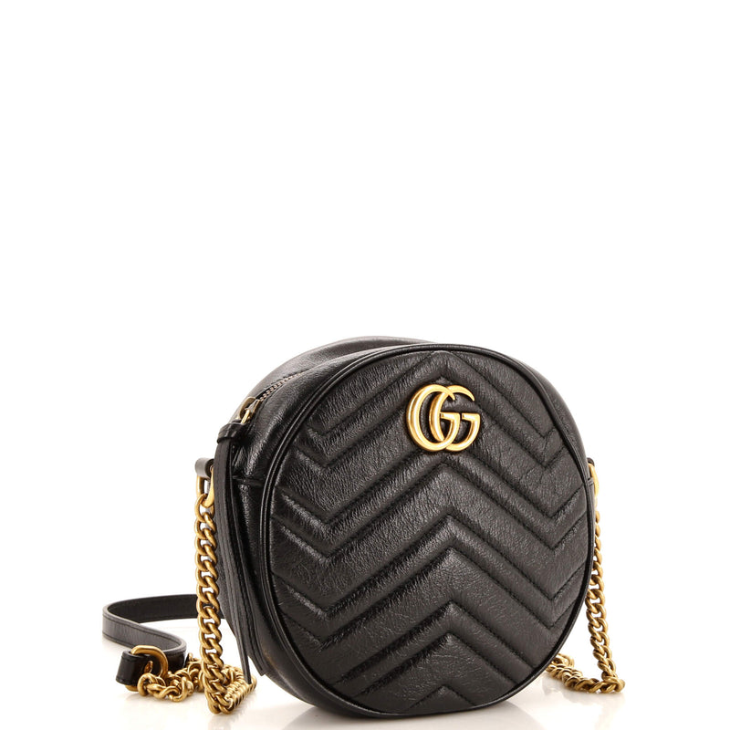 Gucci Gg Marmont Round Shoulder Bag