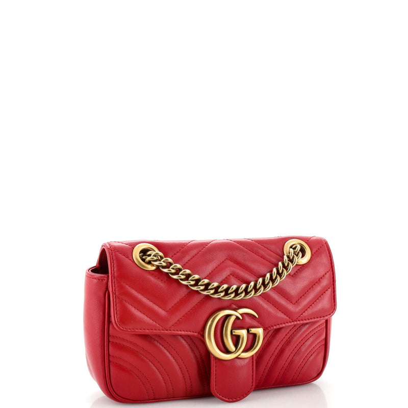 Gucci Gg Marmont Flap Bag Matelasse