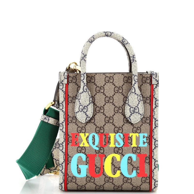 Gucci Exquisite Vertical Tote Printed Gg