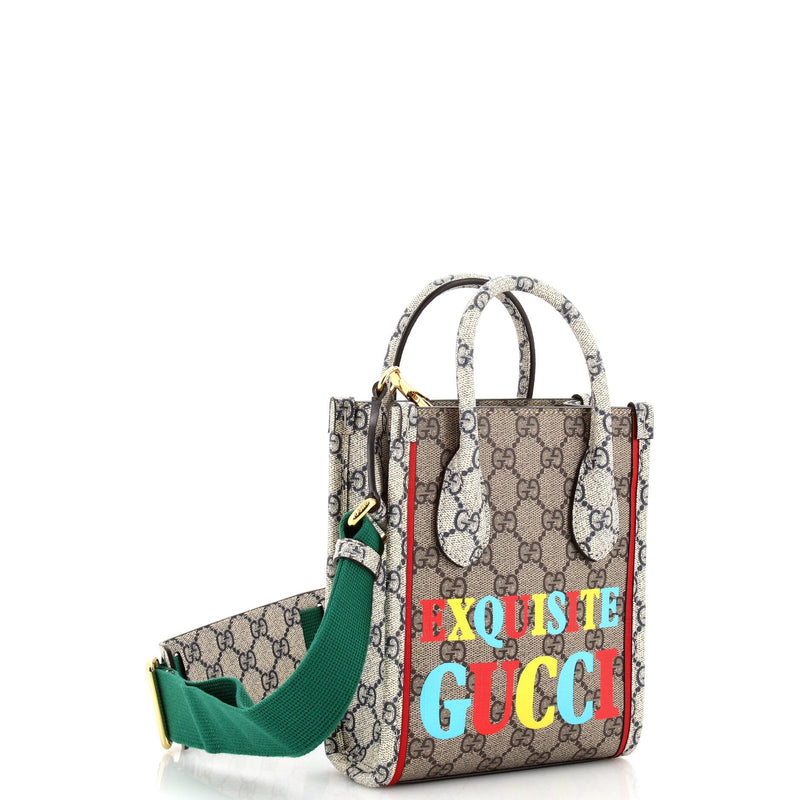 Gucci Exquisite Vertical Tote Printed Gg