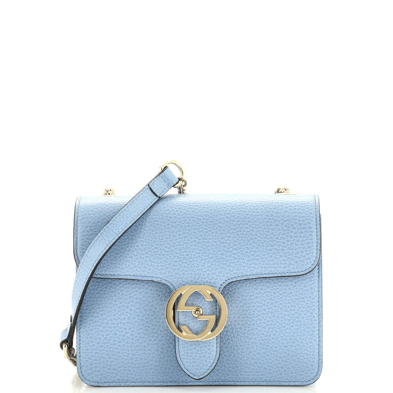 Gucci Interlocking Shoulder Bag Leather