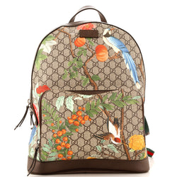 Gucci Zip Pocket Backpack Tian Print Gg