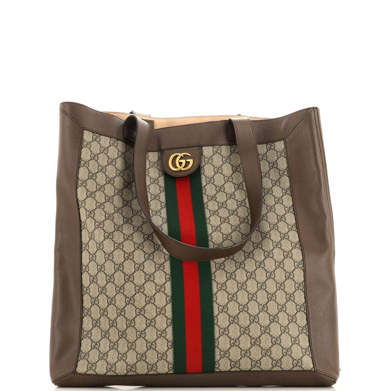 Gucci Ophidia Soft Open Tote Gg Coated