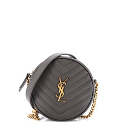 Saint Laurent Vinyle Round Camera Bag