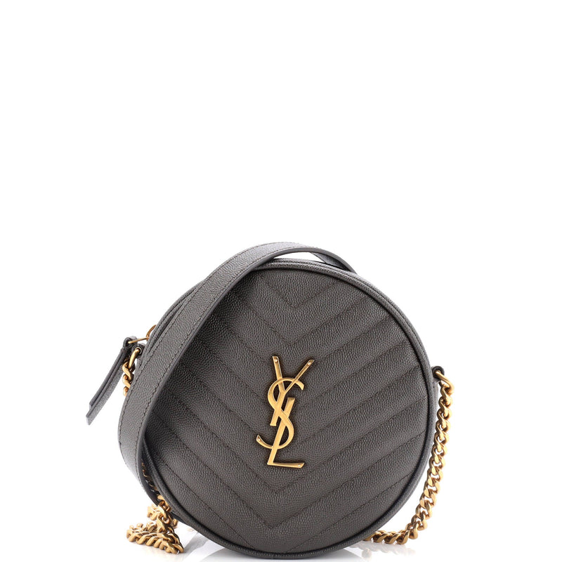 Saint Laurent Vinyle Round Camera Bag