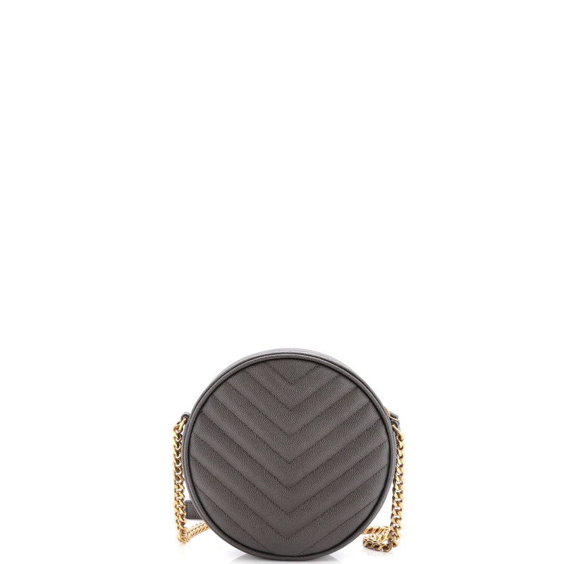 Saint Laurent Vinyle Round Camera Bag