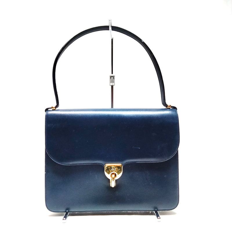 Christian Dior Hand Bag Navy Blue