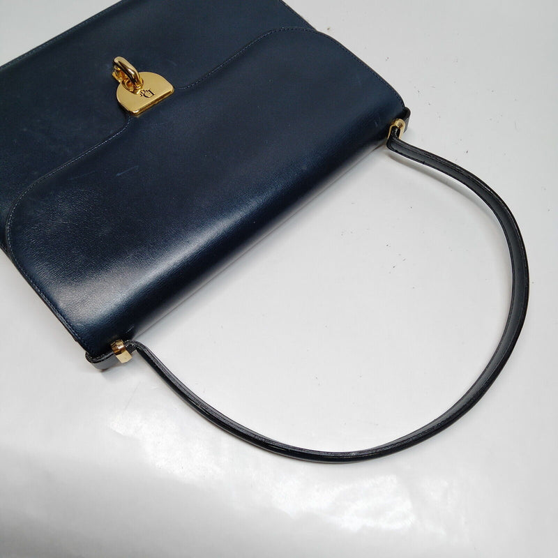 Christian Dior Hand Bag Navy Blue
