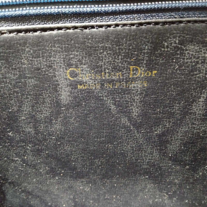Christian Dior Hand Bag Navy Blue