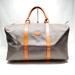 Christian Dior Boston Bag Gray Pvc