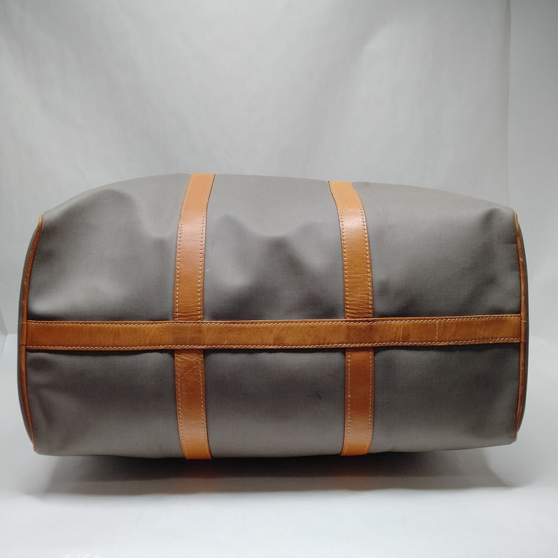 Christian Dior Boston Bag Gray Pvc