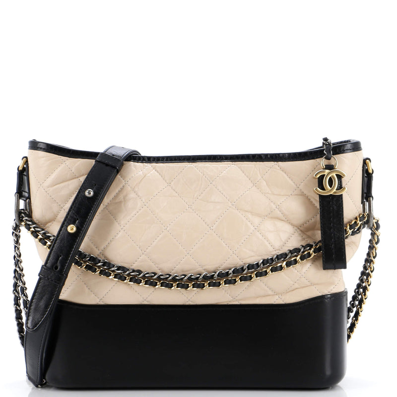 Chanel Gabrielle Hobo Quilted Aged