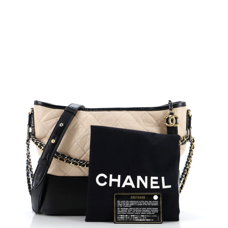 Chanel Gabrielle Hobo Quilted Aged