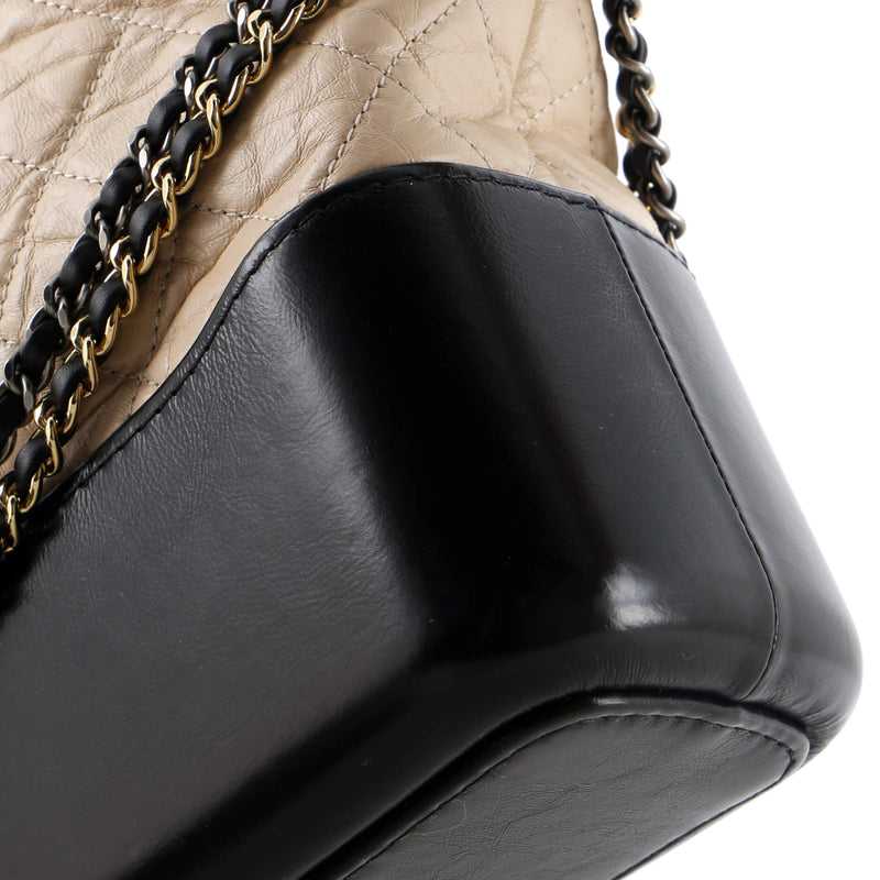 Chanel Gabrielle Hobo Quilted Aged