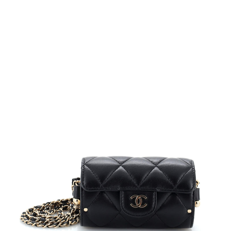 Chanel Secret Barrel Chain Bag Quilted