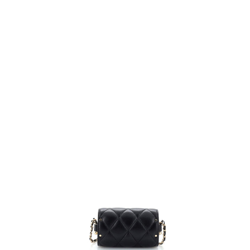 Chanel Secret Barrel Chain Bag Quilted