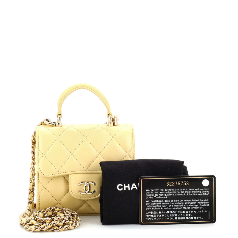 Chanel Square Classic Flap Top Handle