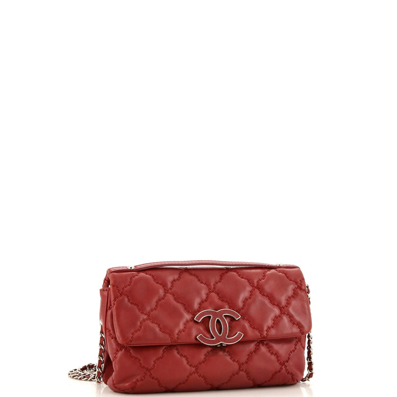 Chanel Double Stitch Hamptons Flap Bag