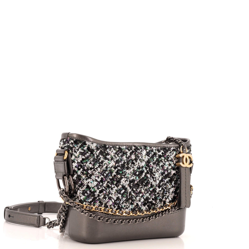 Chanel Gabrielle Hobo Sequins Small