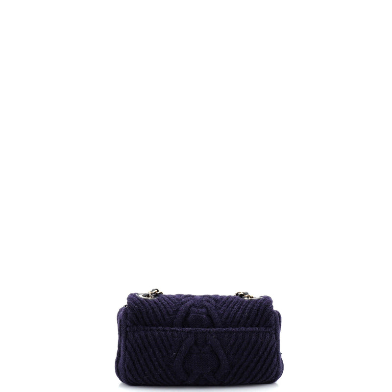 Chanel Paris-Hamburg Flap Bag Cable Knit