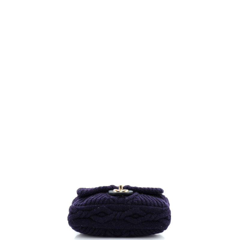 Chanel Paris-Hamburg Flap Bag Cable Knit