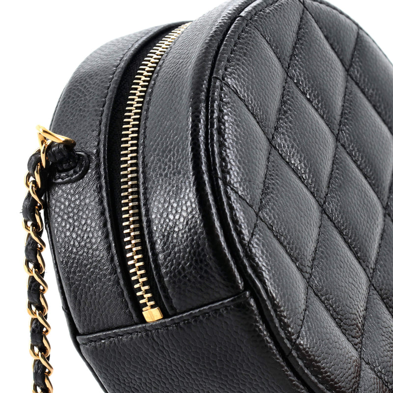 Chanel Miss Coco Round Clutch With Chain