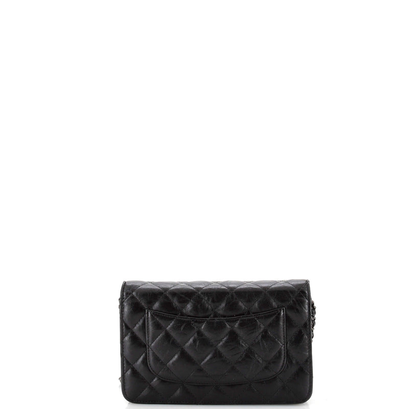 Chanel So Black Reissue 2.55 Wallet On