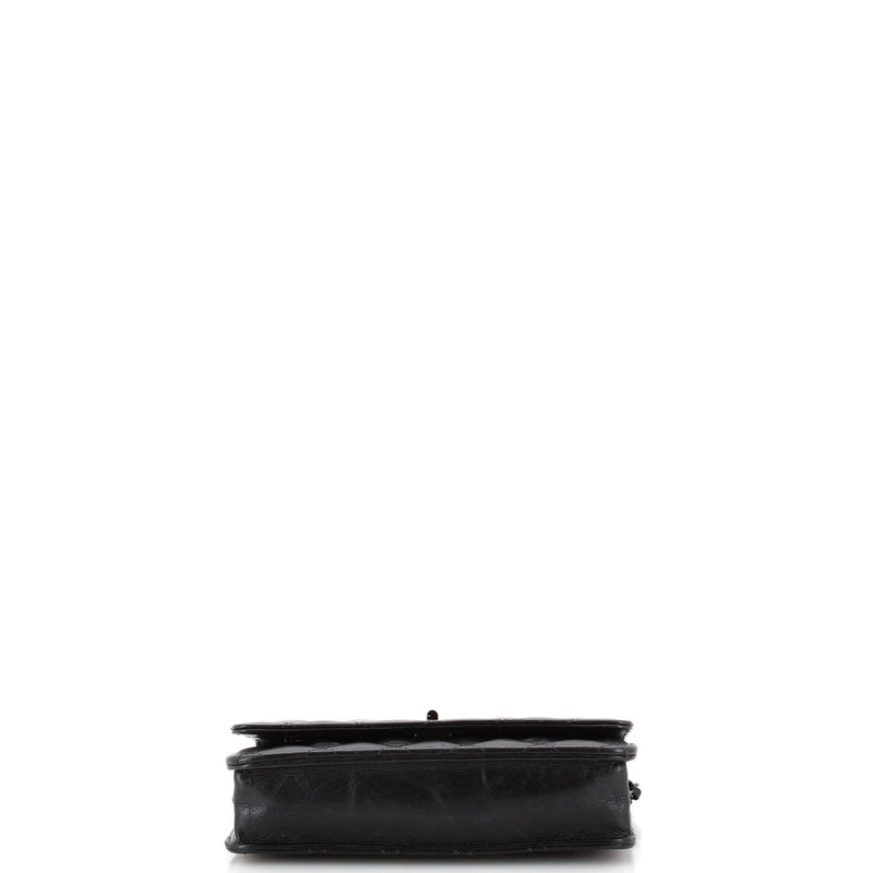 Chanel So Black Reissue 2.55 Wallet On